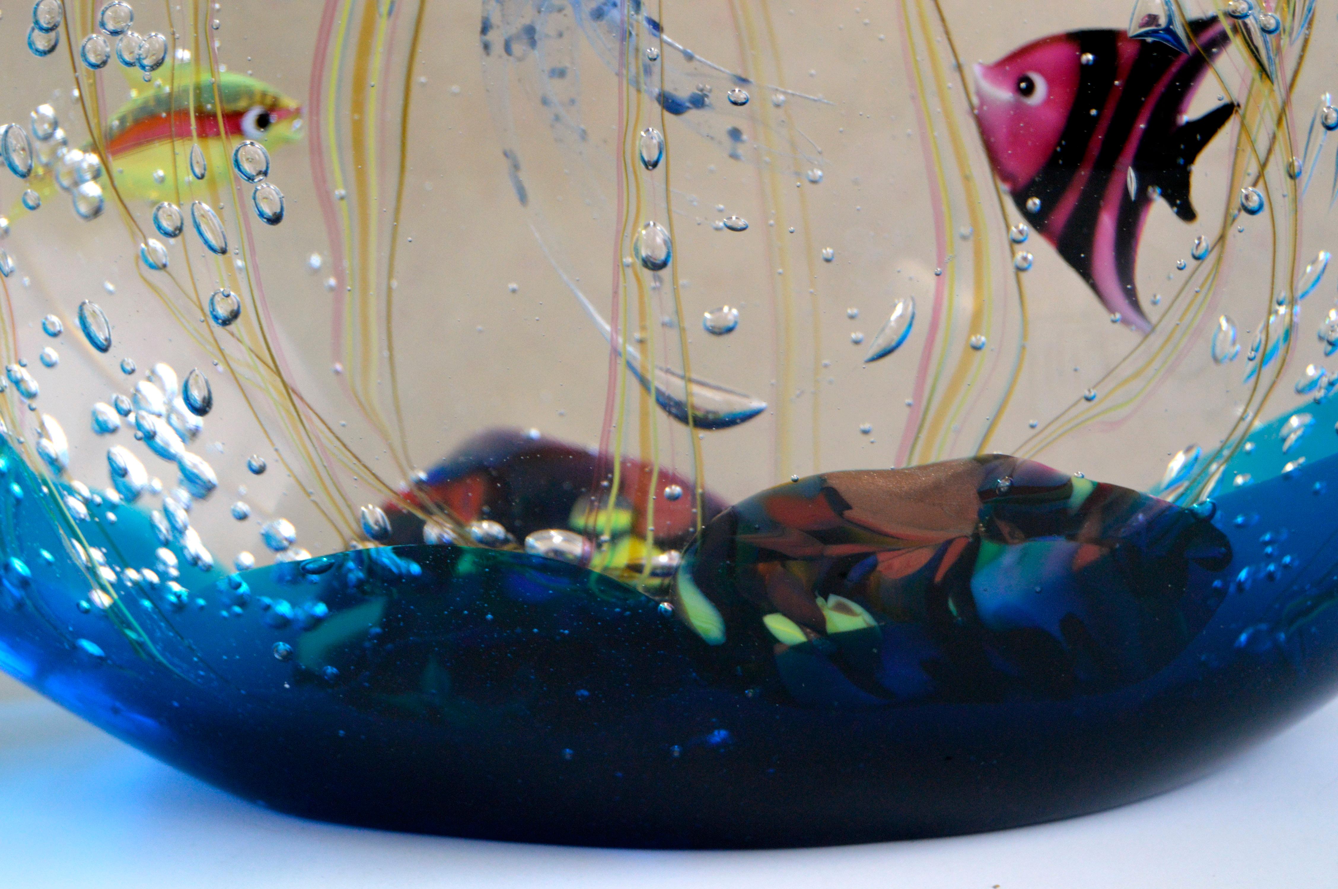 Italian Aquarium by Elio Raffaeli for Ars Murano