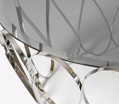 Aquarius Elegant Center Table with a  Glass Top by Boca do Lobo