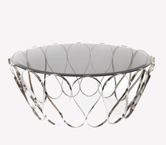 Aquarius Elegant Center Table with a  Glass Top by Boca do Lobo 