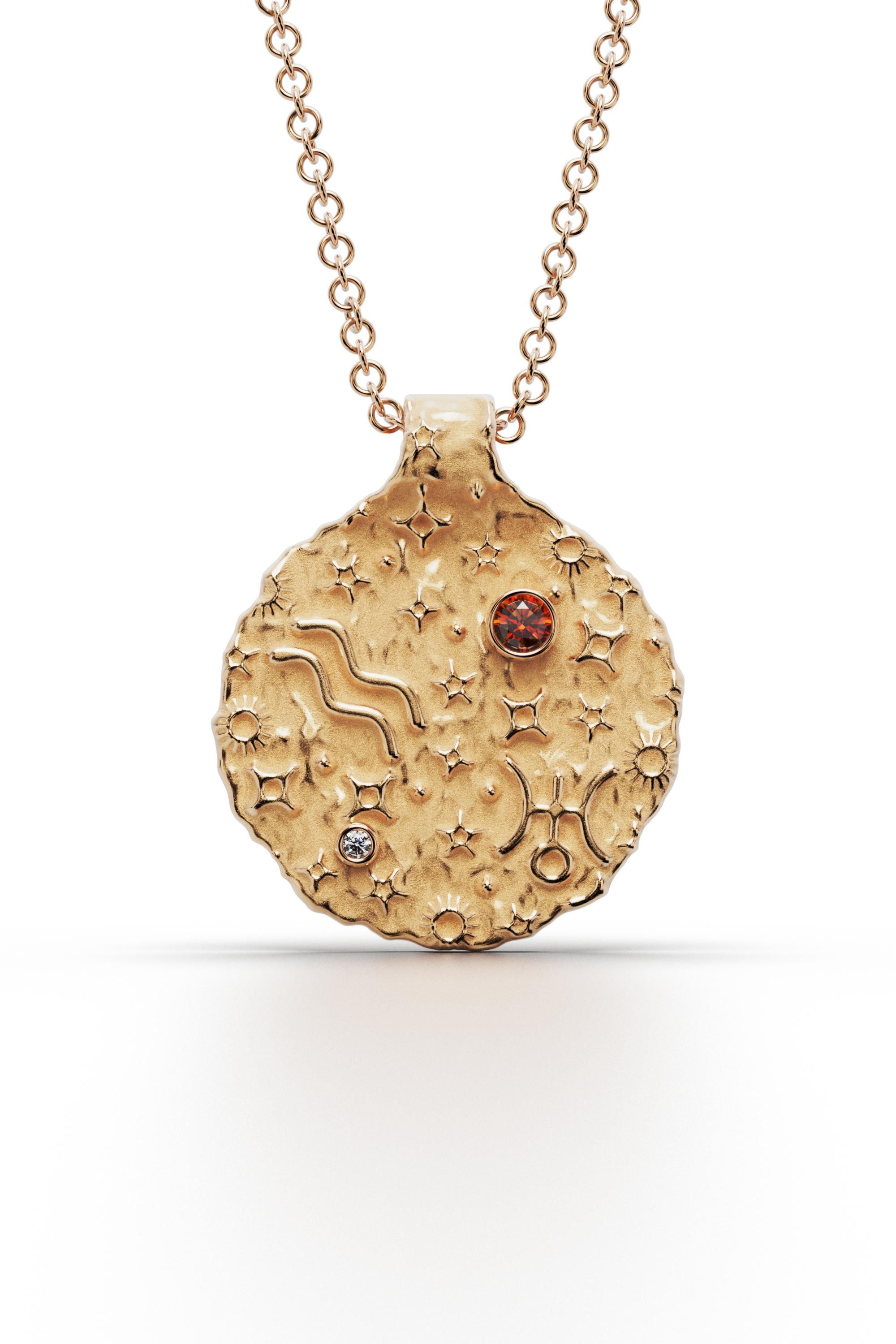 🌟 Handmade Aquarius Zodiac Pendant in 14K Gold 🌟

Celebrate your unique astrological energy with this exquisite Aquarius pendant, crafted to order in Italy by Oltremare Gioielli. This elegant round pendant (2 cm diameter) is available in yellow,
