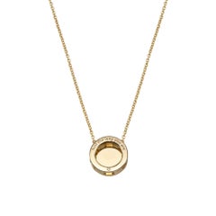Aquarius Zodiac Zeichen Gold und Diamant-Halskette