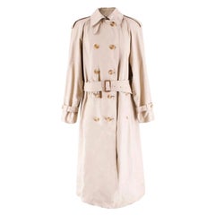 Aquascutum Beige Oversized Trench Coat M
