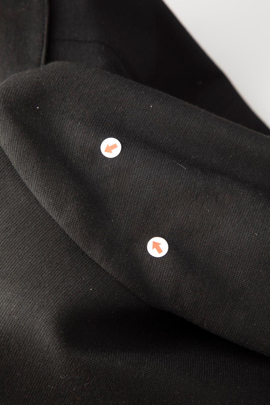 Donna Blazer nero di media lunghezza Aquascutum taglia S in vendita