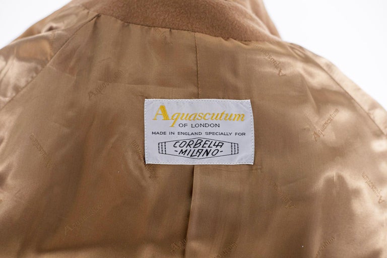 Aquascutum Camel-Coloured Women''s Trench Coat For Sale at 1stDibs