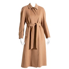 Retro Aquascutum Coat Women's Coat 1990s Camel-Colored