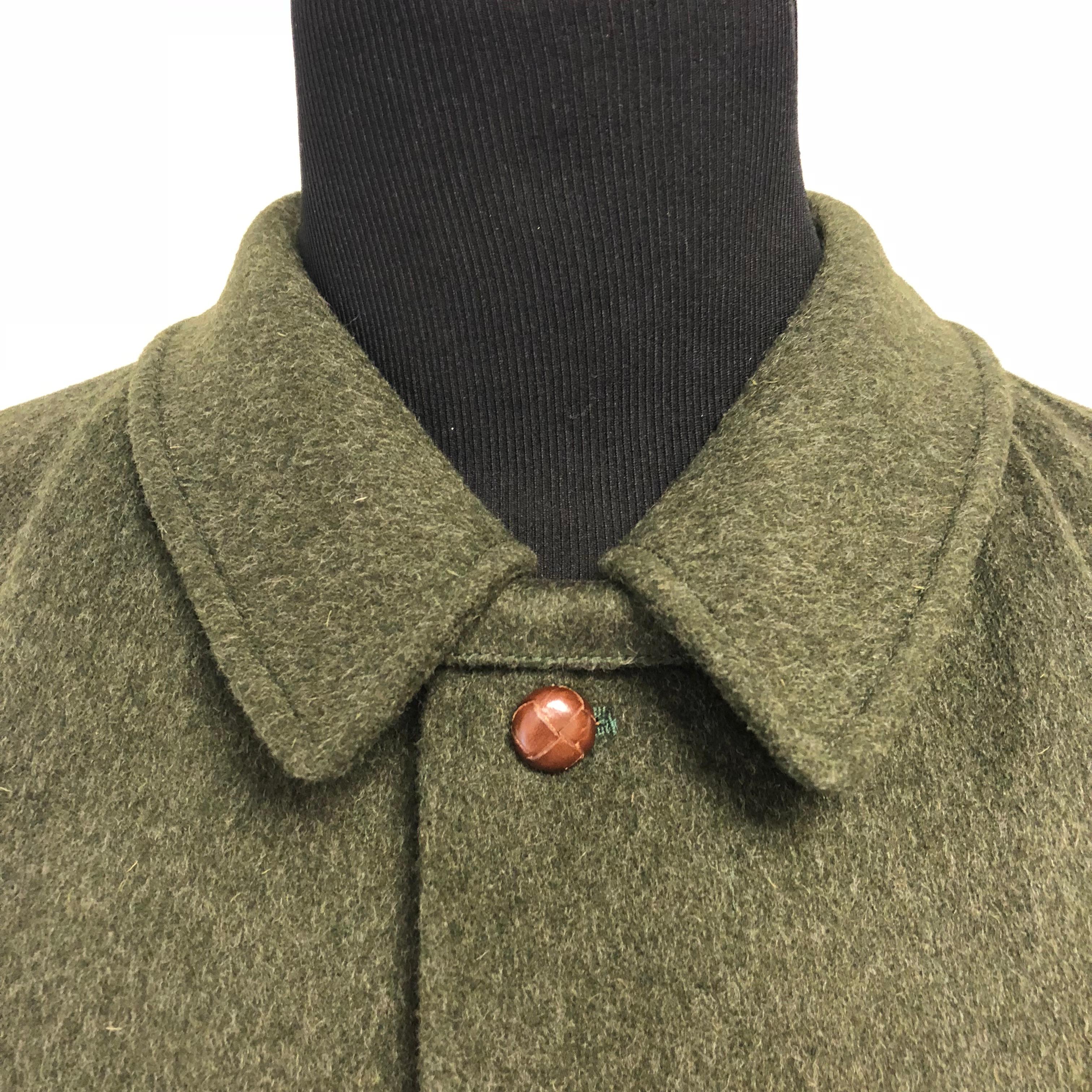 hunter green wool coat