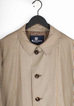 Abrigo Aquascutum Hombre Trench Coat Talla UK44R/Largfe