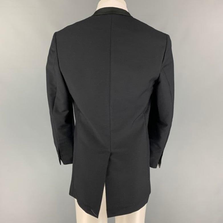 AQUASCUTUM Size 40 Regular Wool Shawl Collar Sport Coat In Good Condition For Sale In San Francisco, CA