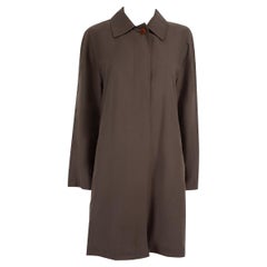 Aquascutum Vintage Marrón Kenmore Heritage Abrigo Raglan Talla L