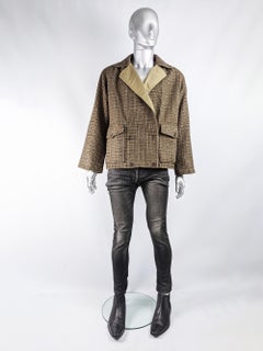 Aquascutum Vintage Mens Brown Tweed Jacket