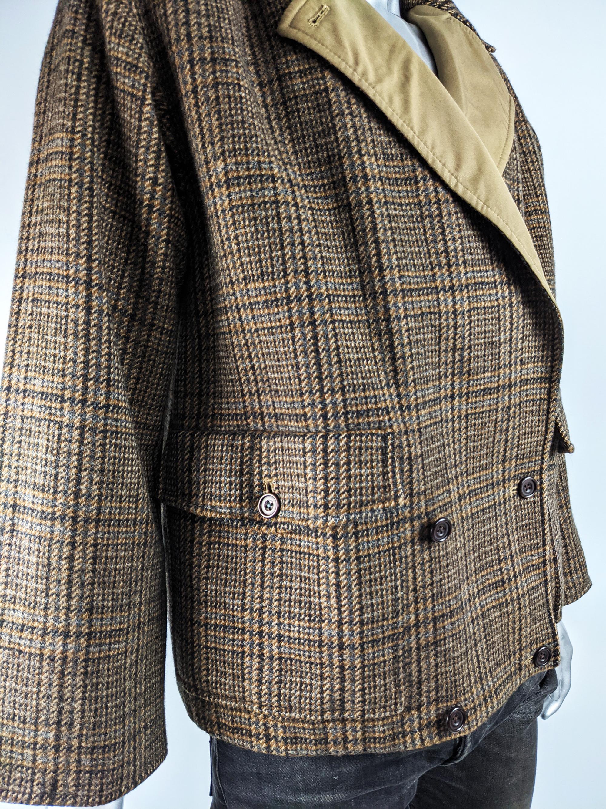 Men's Aquascutum Vintage Mens Brown Tweed Jacket