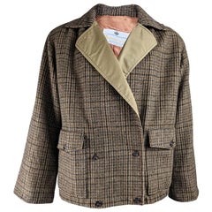 Aquascutum Retro Mens Brown Tweed Jacket