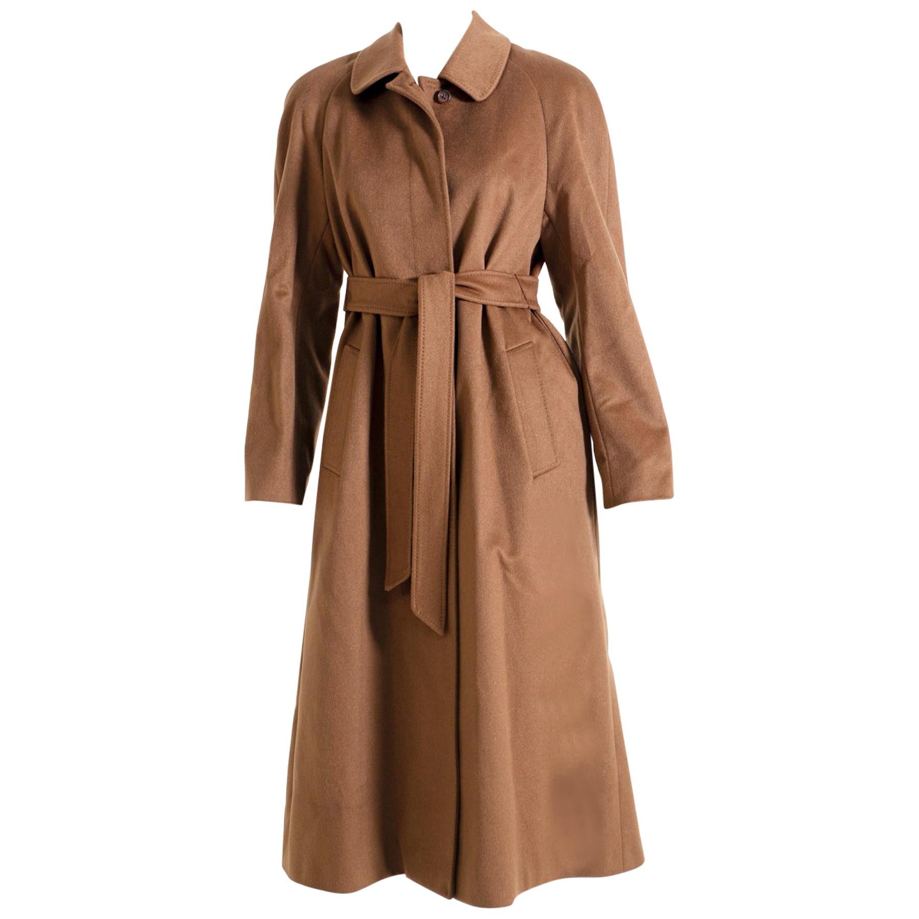 Aquascutum Women's Coat 1990s Brown-Colored For Sale