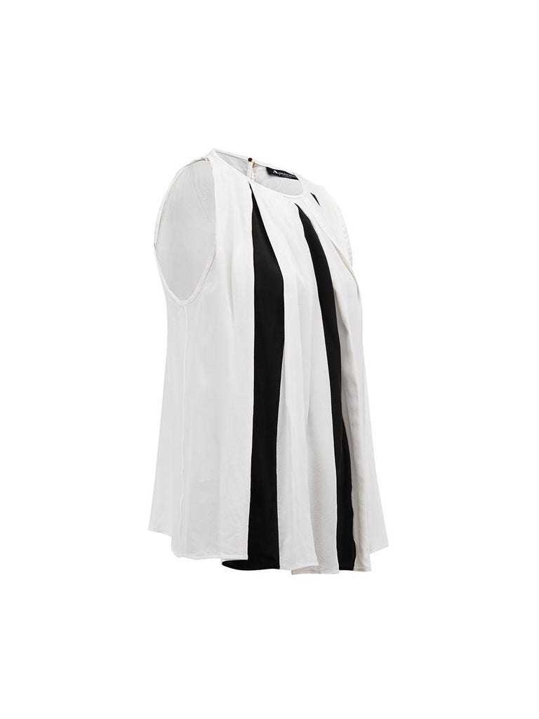 Silk Detachable Bandana Blouse - Resale | White