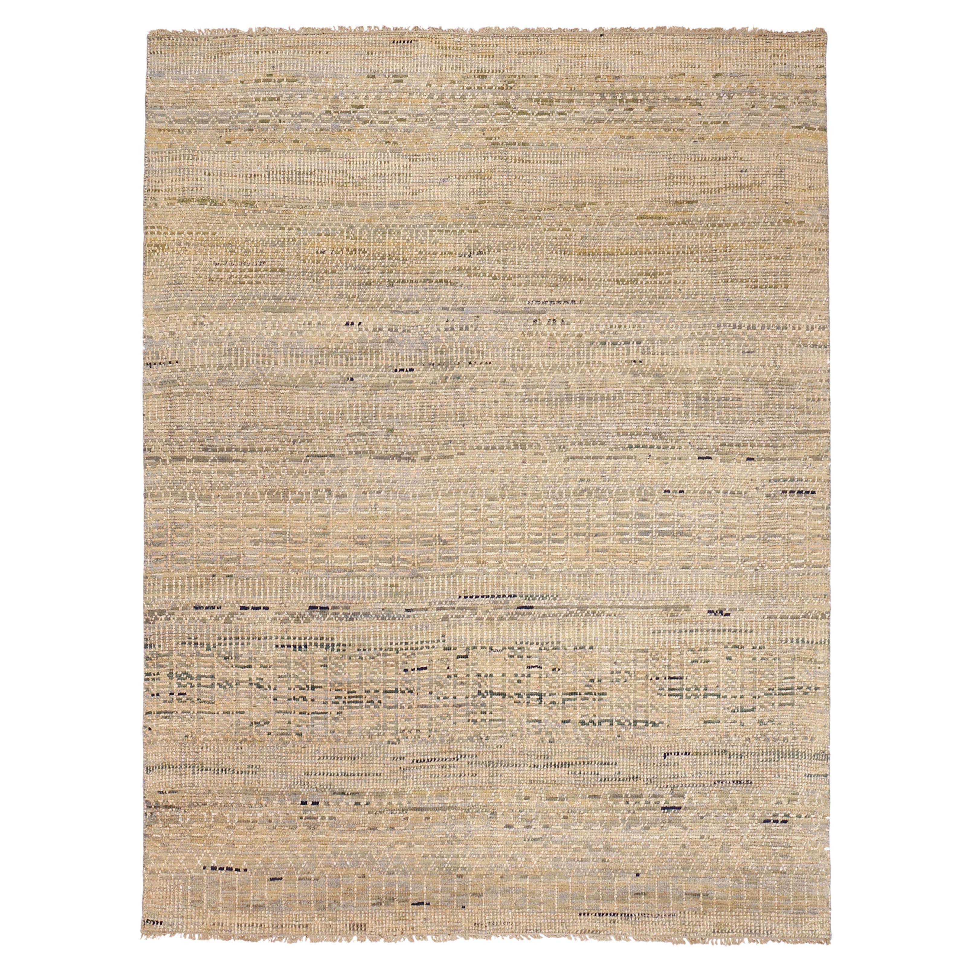Aquarellfarbener Sari-Imara-Teppich aus Wolle und Seide von Alberto Levi Gallery im Angebot
