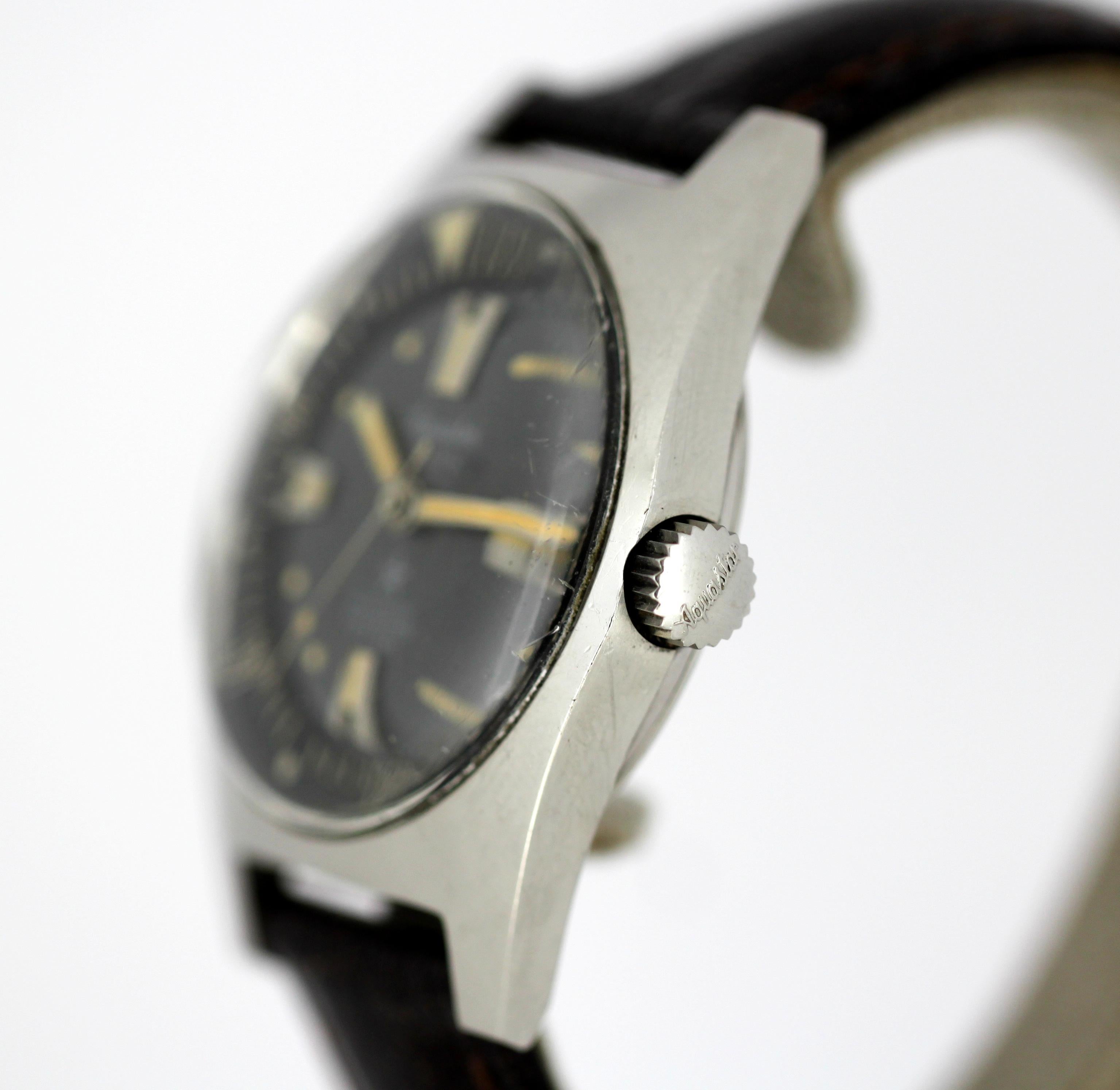 Men's Aquastar Automatic Wristwatch, 1701, Men, 1960-1969