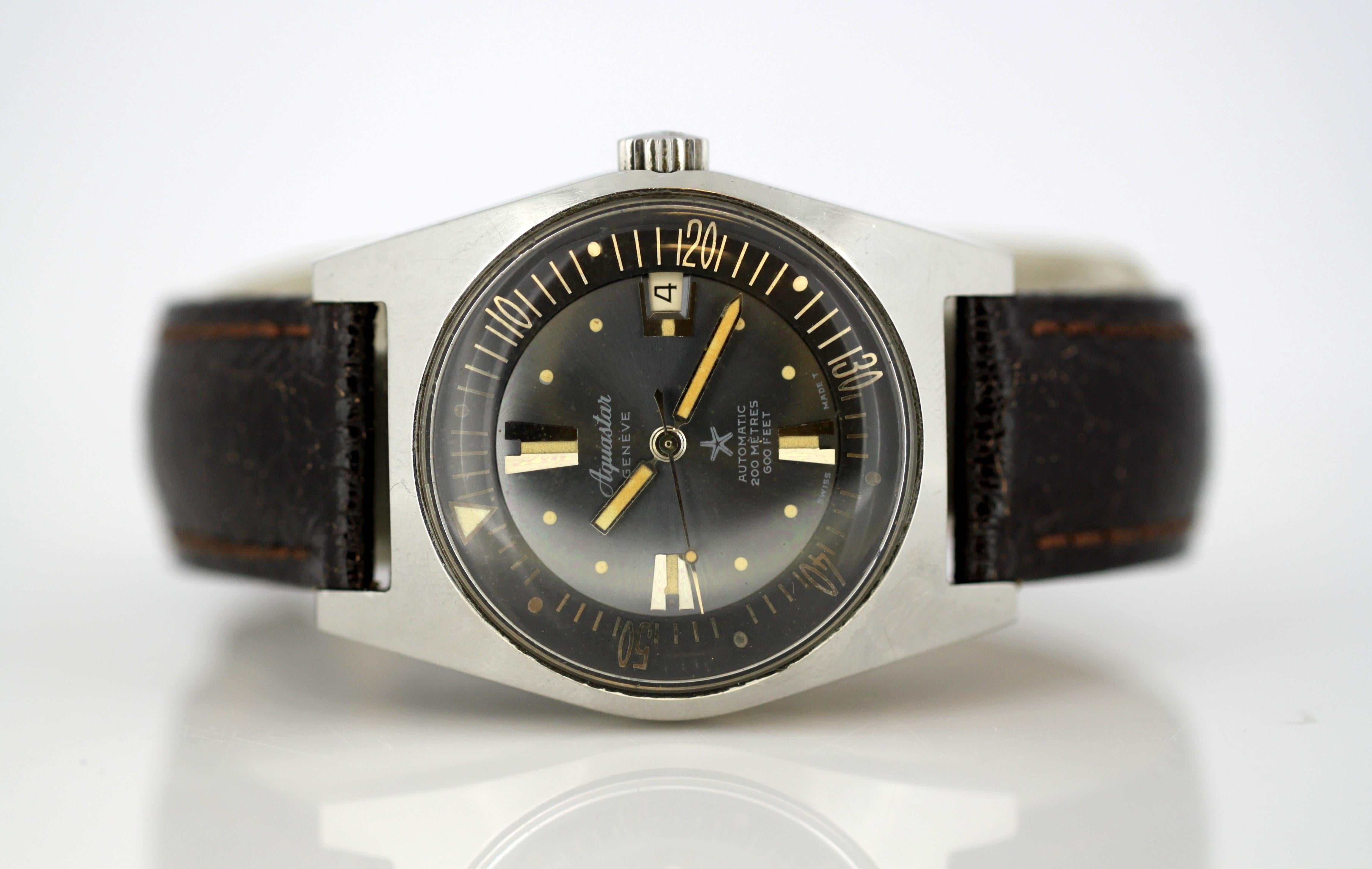 Aquastar Automatic Wristwatch, 1701, Men, 1960-1969 2