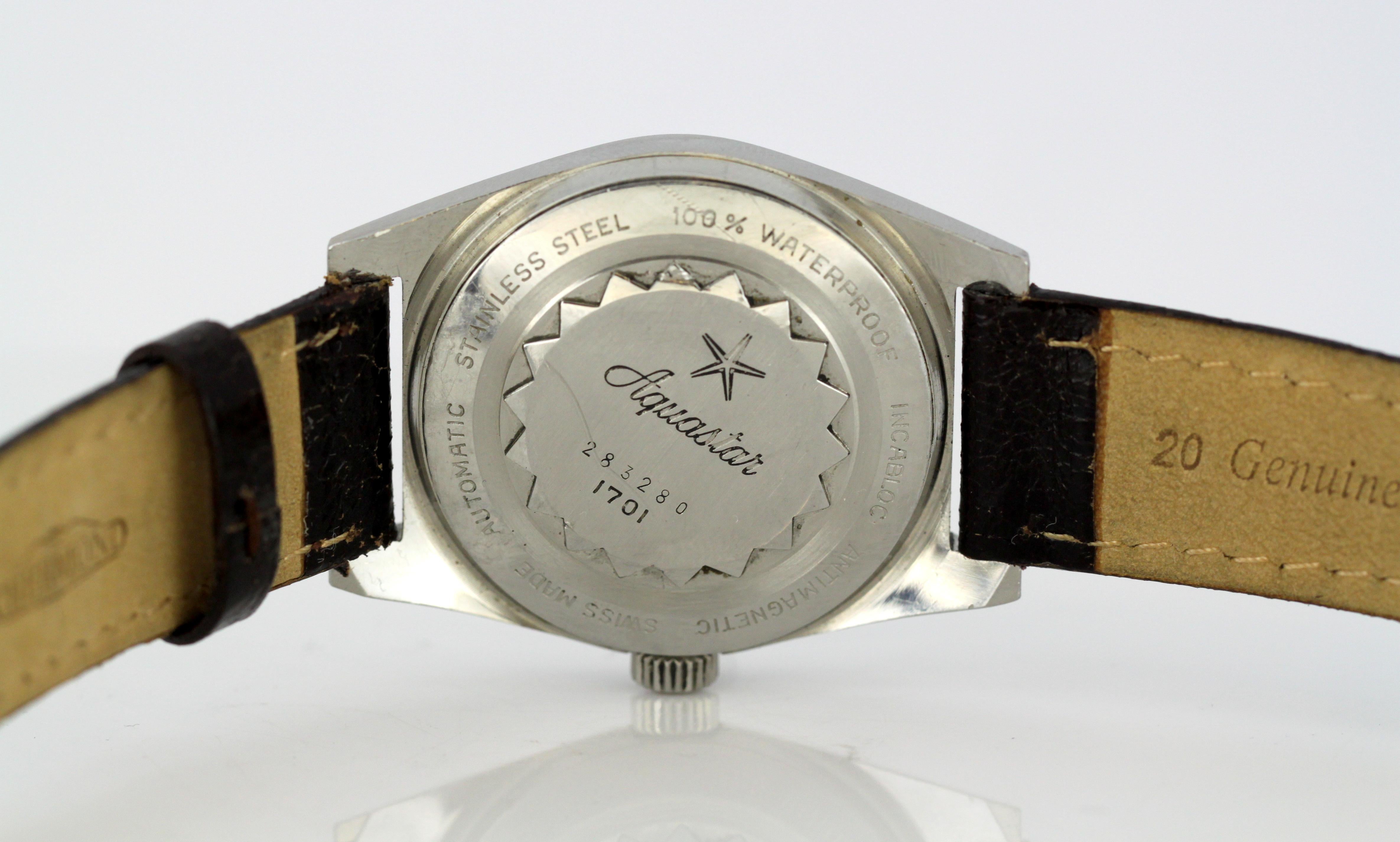 Aquastar Automatic Wristwatch, 1701, Men, 1960-1969 4