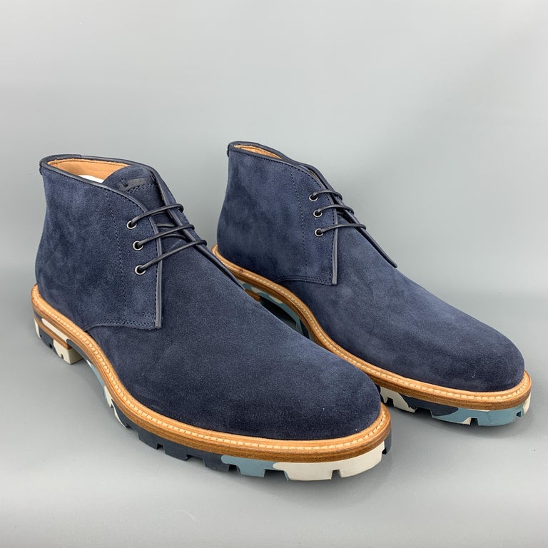 aquatalia navy blue boots