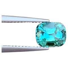 Aquatic Blue Cushion Cut Natural Tourmaline Gemstone for Ring & Pendant Jewelry