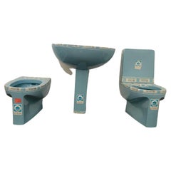Lavabo, wc e bidet Aquatonda di Achille Castiglioni per Ideal Standard