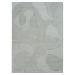 'Aquaverse' Handmade Rug by Linie Design, Watertopia, 240 cm, Mint, Wool & Silk