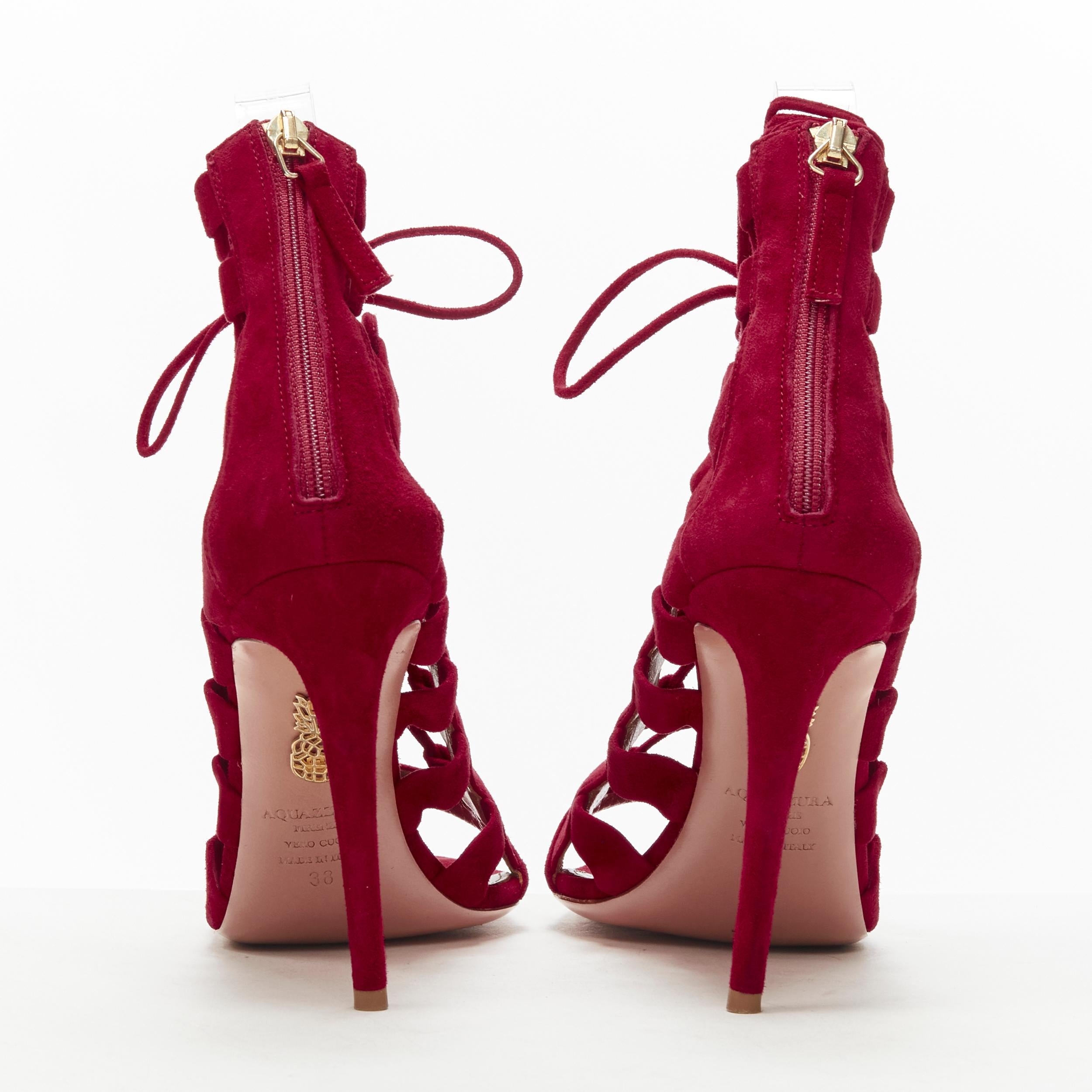 aquazzura red heels
