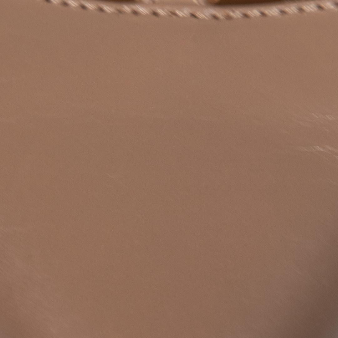 Aquazzura Beige Leather Christy Flats Size IT 38.5 For Sale 1