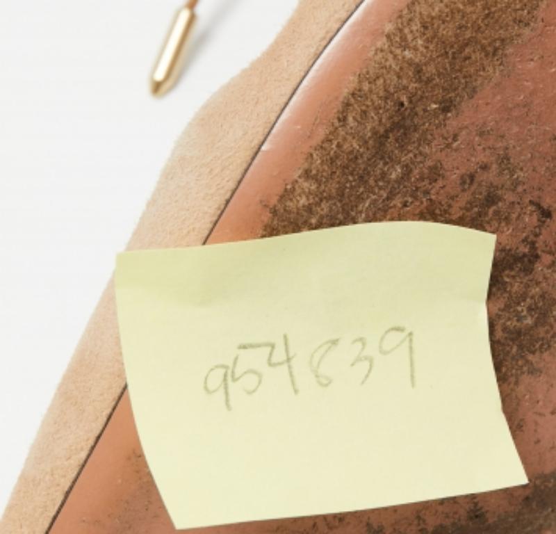 Aquazzura escarpins Amazone beige en daim et cuir, taille 40 4