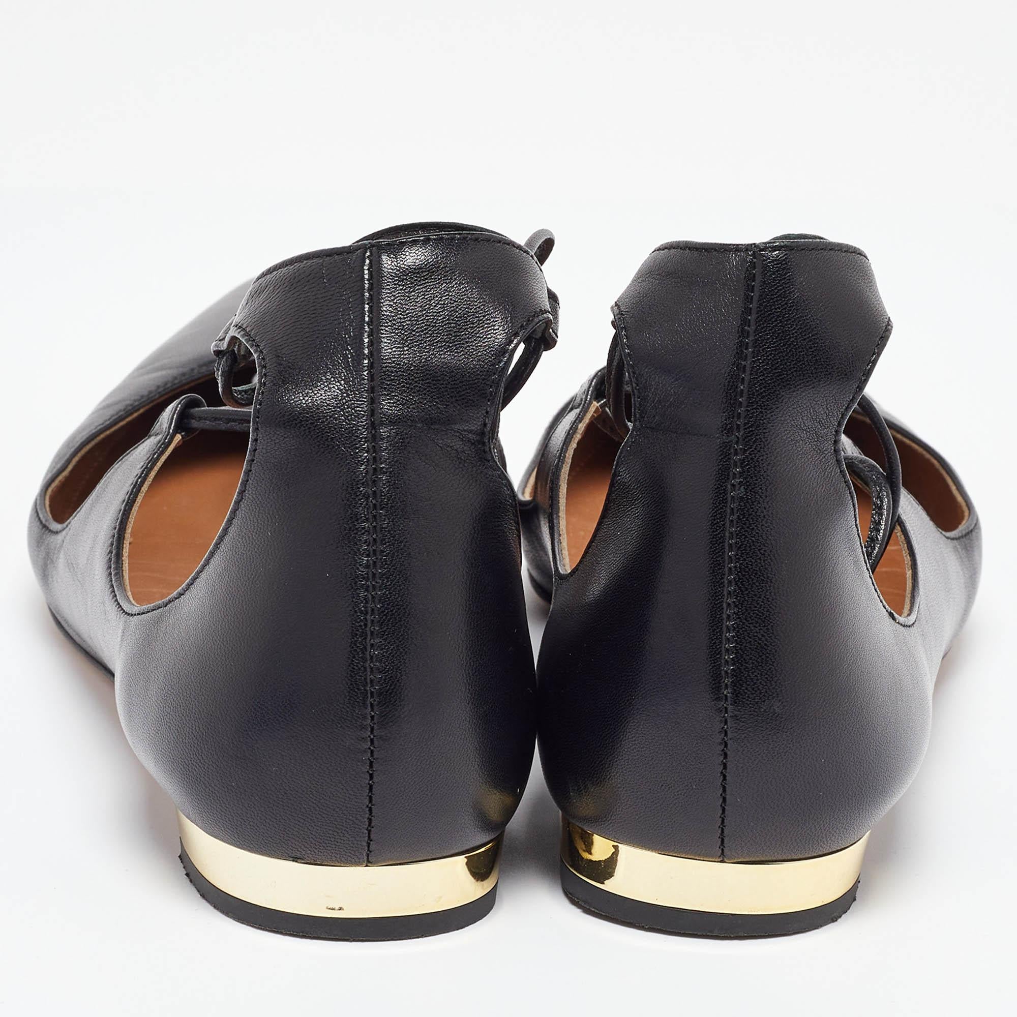  Aquazzura Sandales plates Christy, taille 39 Pour femmes 