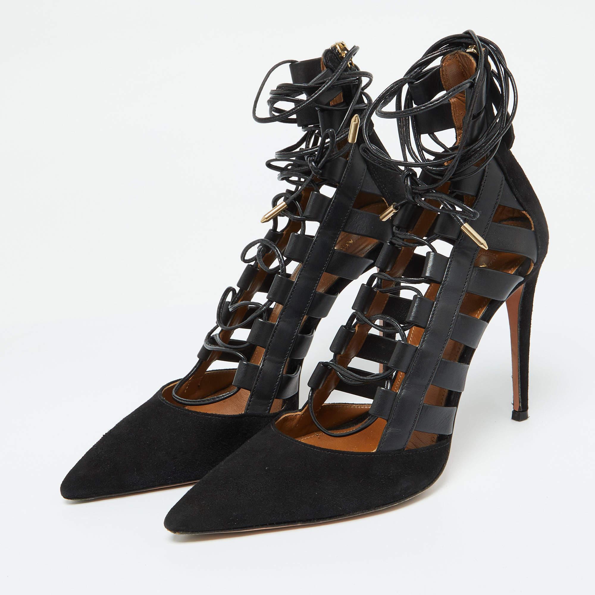 Complétez votre tenue avec ces talons Aquazzura authentiques. Intemporels et élégants, ils bénéficient d'une construction étonnante, d'une qualité durable et d'une coupe confortable.