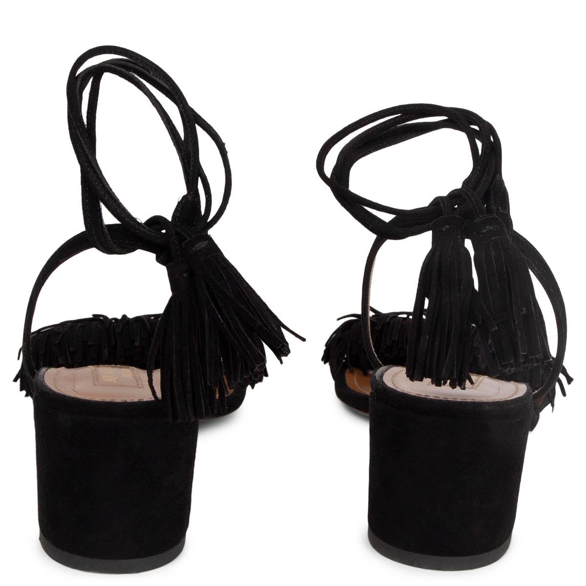 aquazzura wild thing block heel