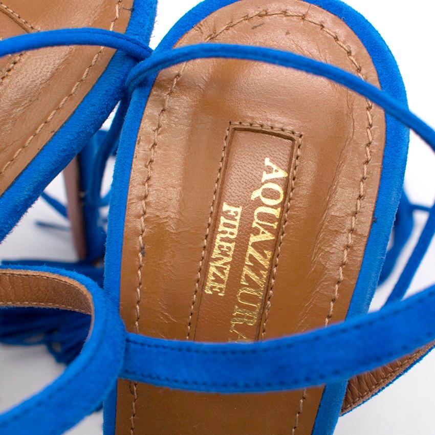 aquazzura shoes blue