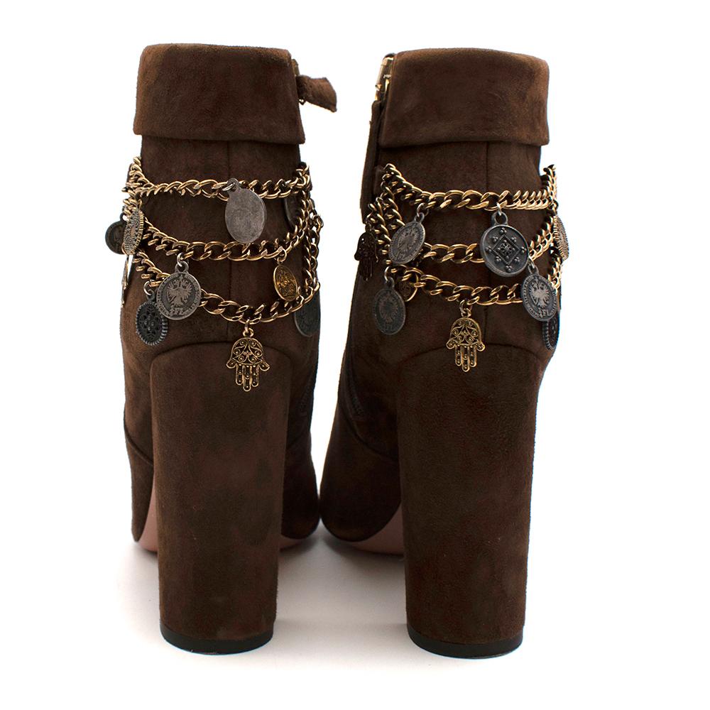 aquazzura brown boots