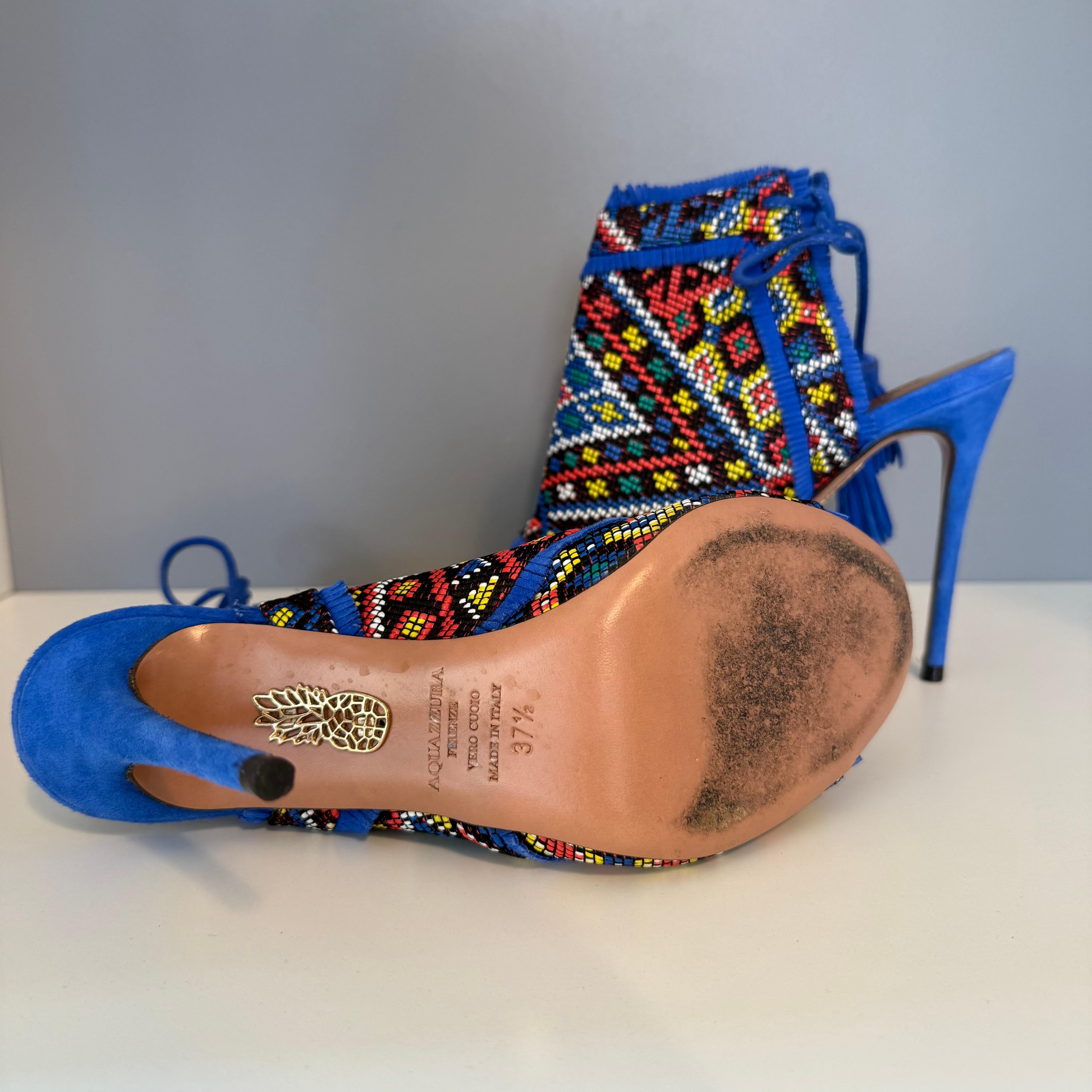 Aquazzura Colorado Booties Punta Aperta IT 37,5 in vendita 4