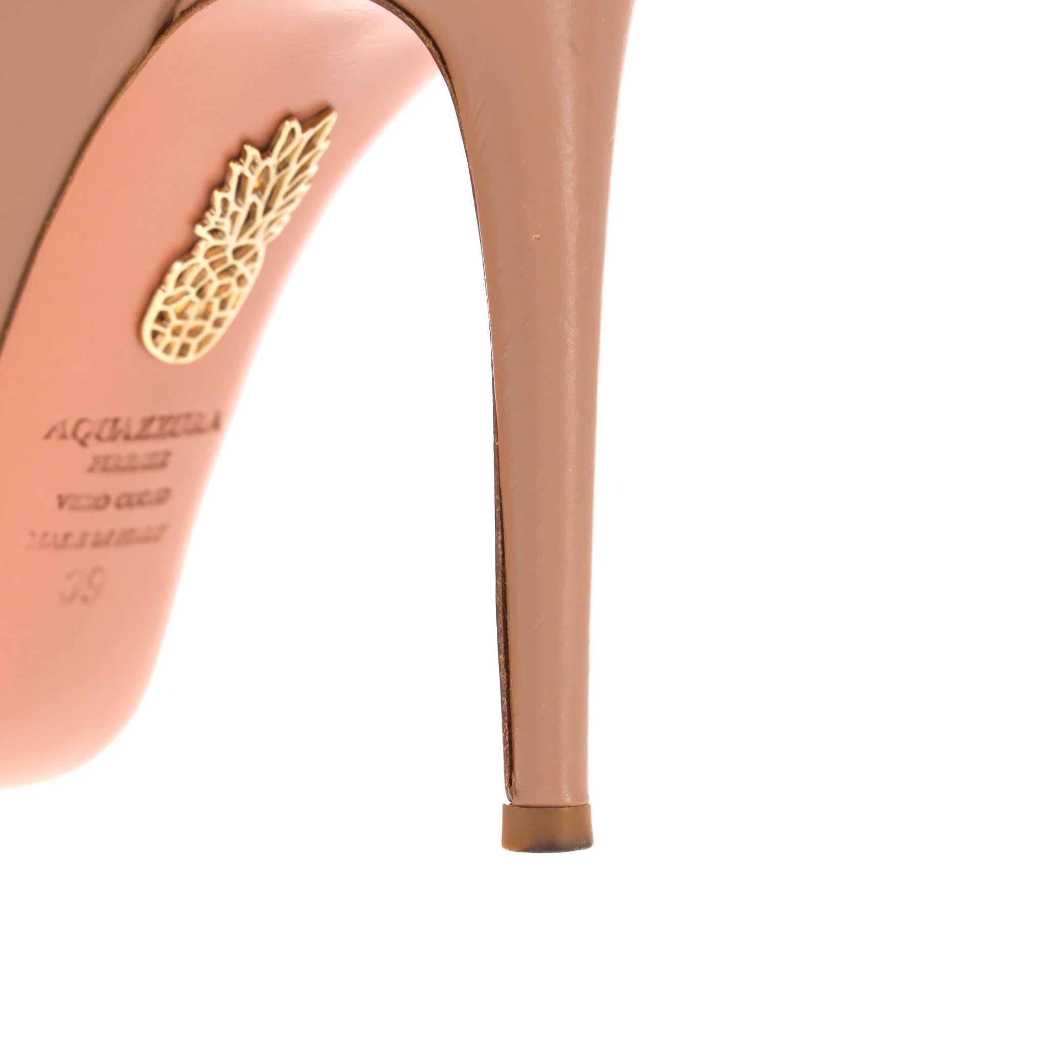 Aquazzura 'French Lover' Riemchensandalen aus Leder im Angebot 2