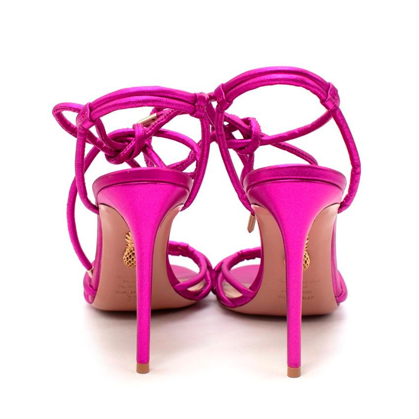 aquazzura pink heels