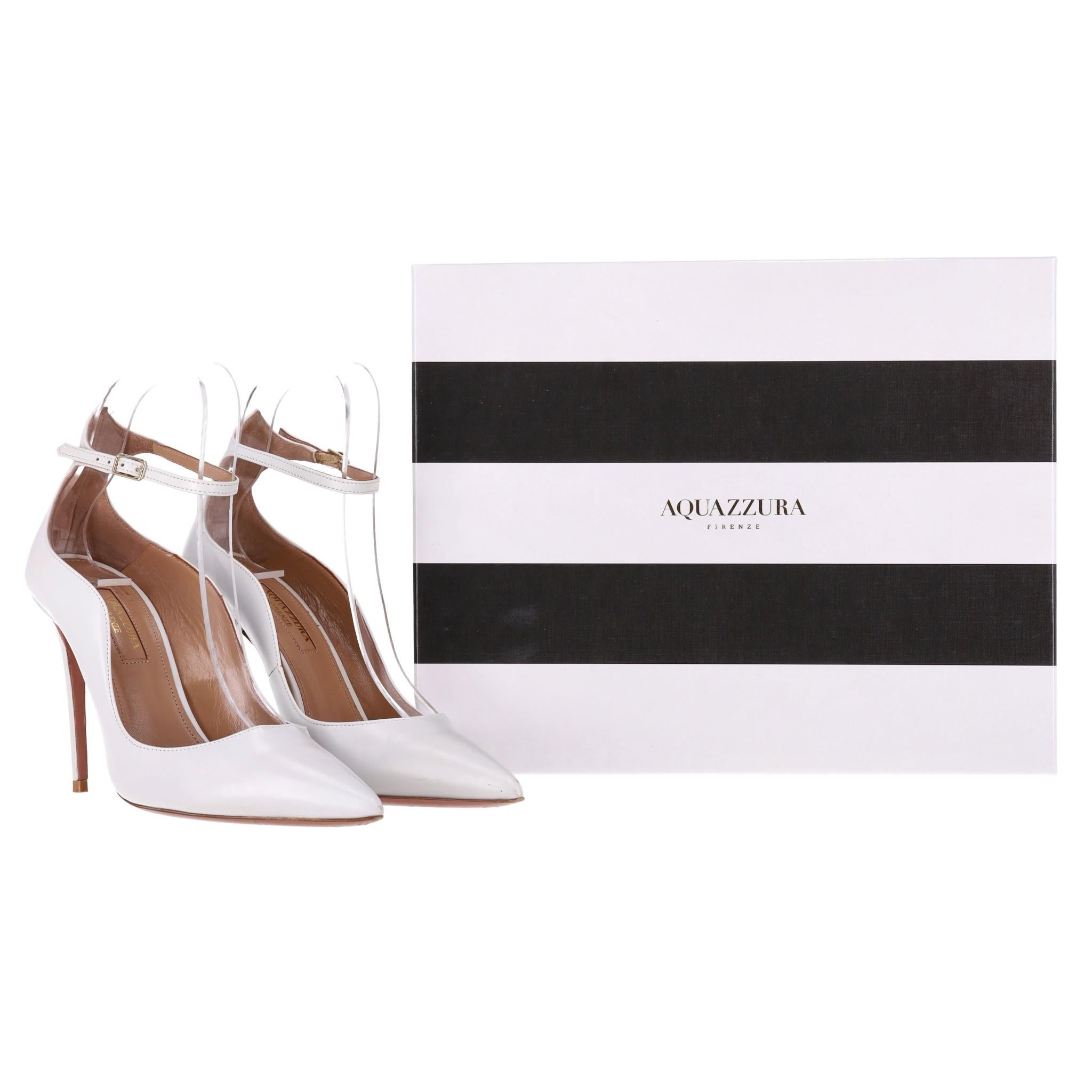 De las mujeres Aquazzura Love Affair Tacón con correa al tobillo/ Bombas en venta