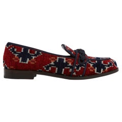 Mocassins Aquazzura EU38 bordeaux marine Martin Loafers UK5 US7,5