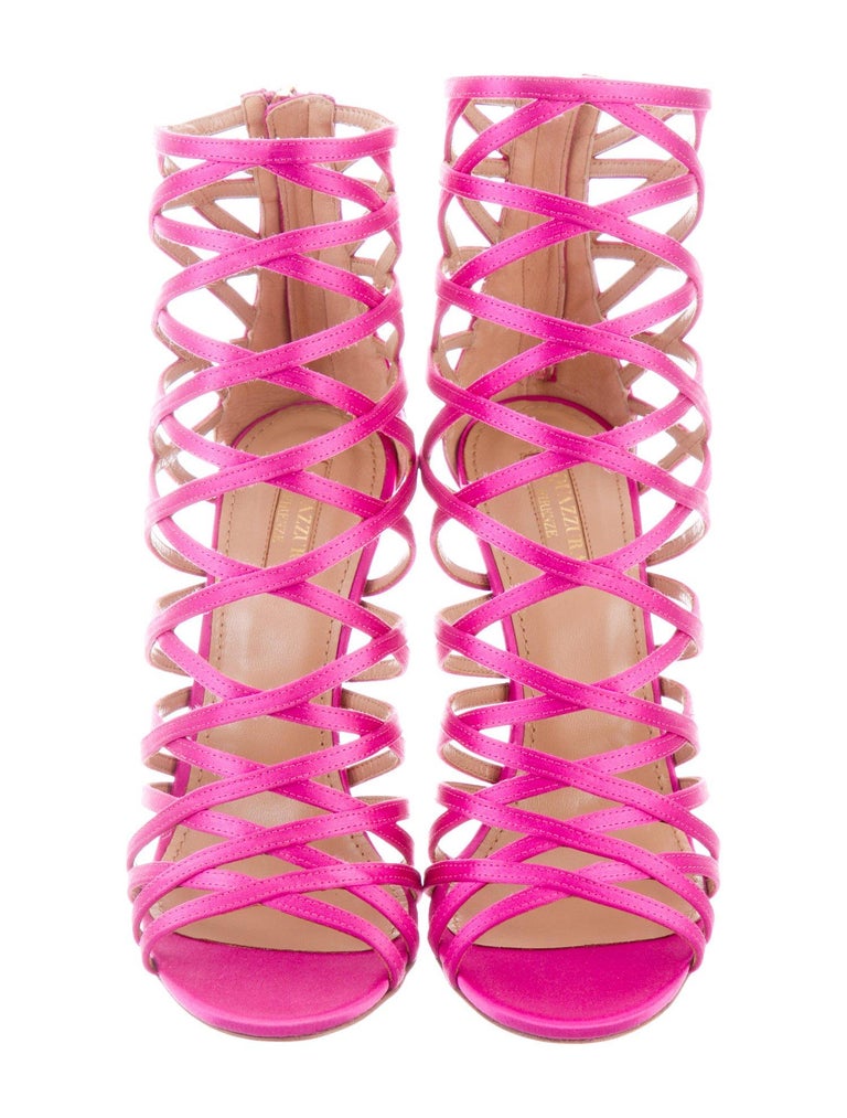 fuchsia prom shoes