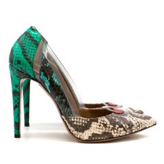 Aquazzura Rainbow  Embossed & PVC Pumps 37.5