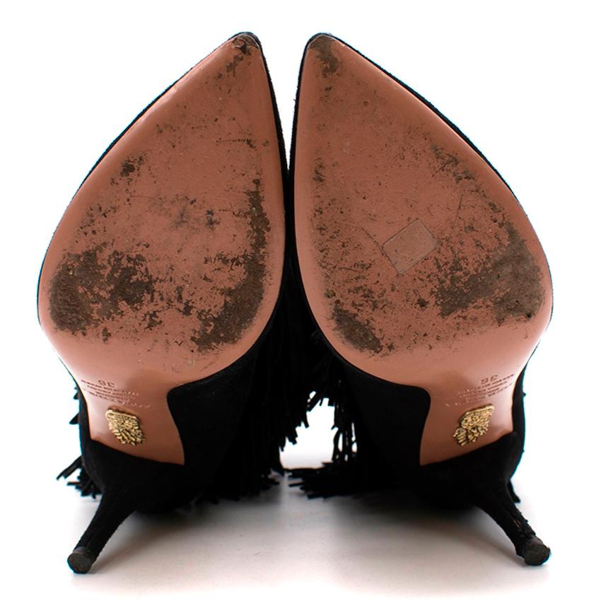 Botines con flecos de ante 