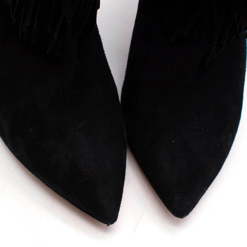 aquazzura fringe boots