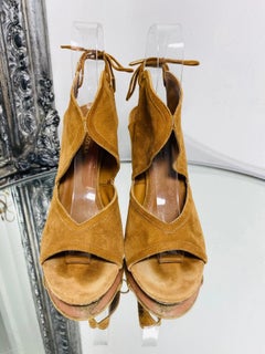 Aquazzura Sexy Thing Suede Sandals