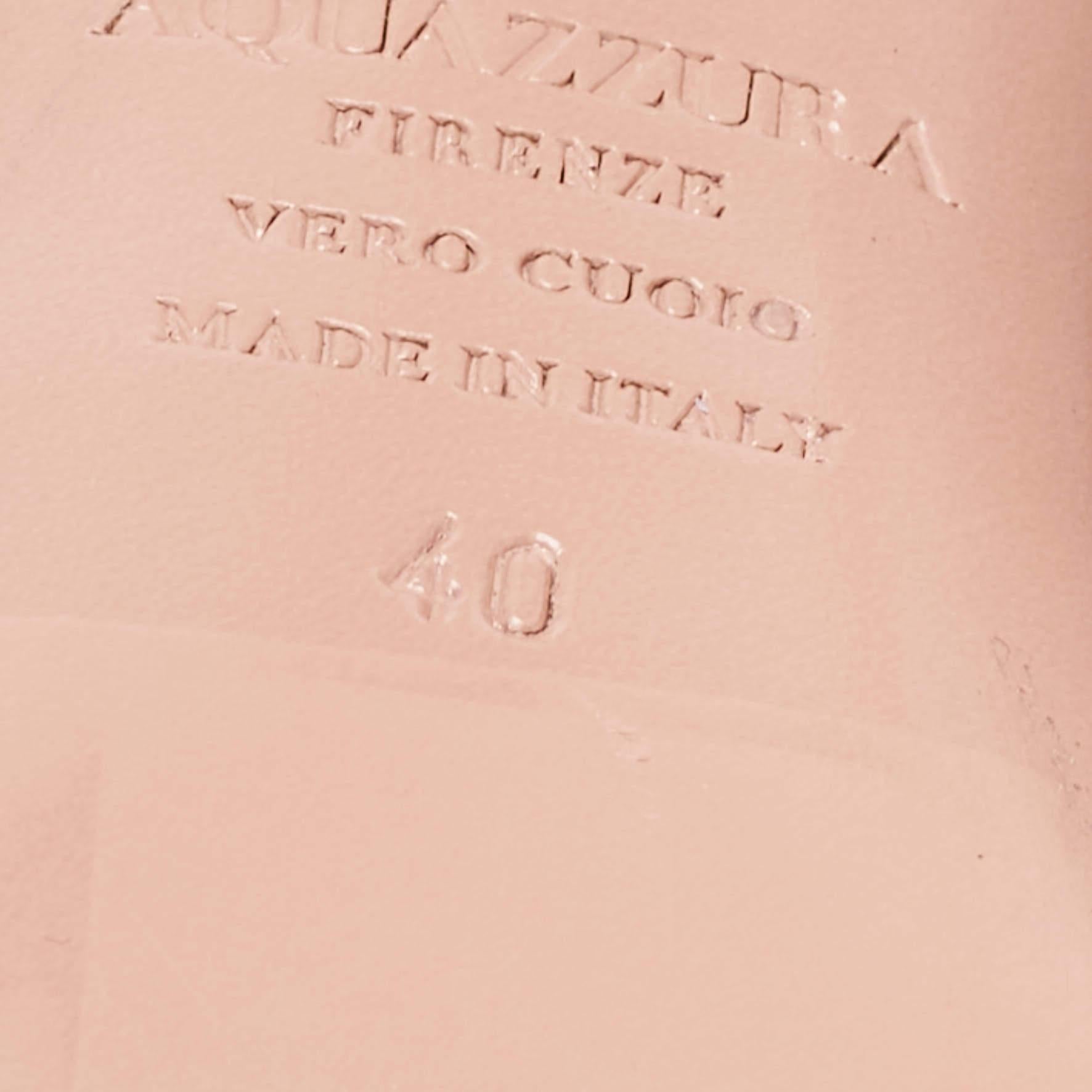 Women's Aquazzura Silver Lurex Fabric Eclair Peep Toe Ankle Boots Size 40