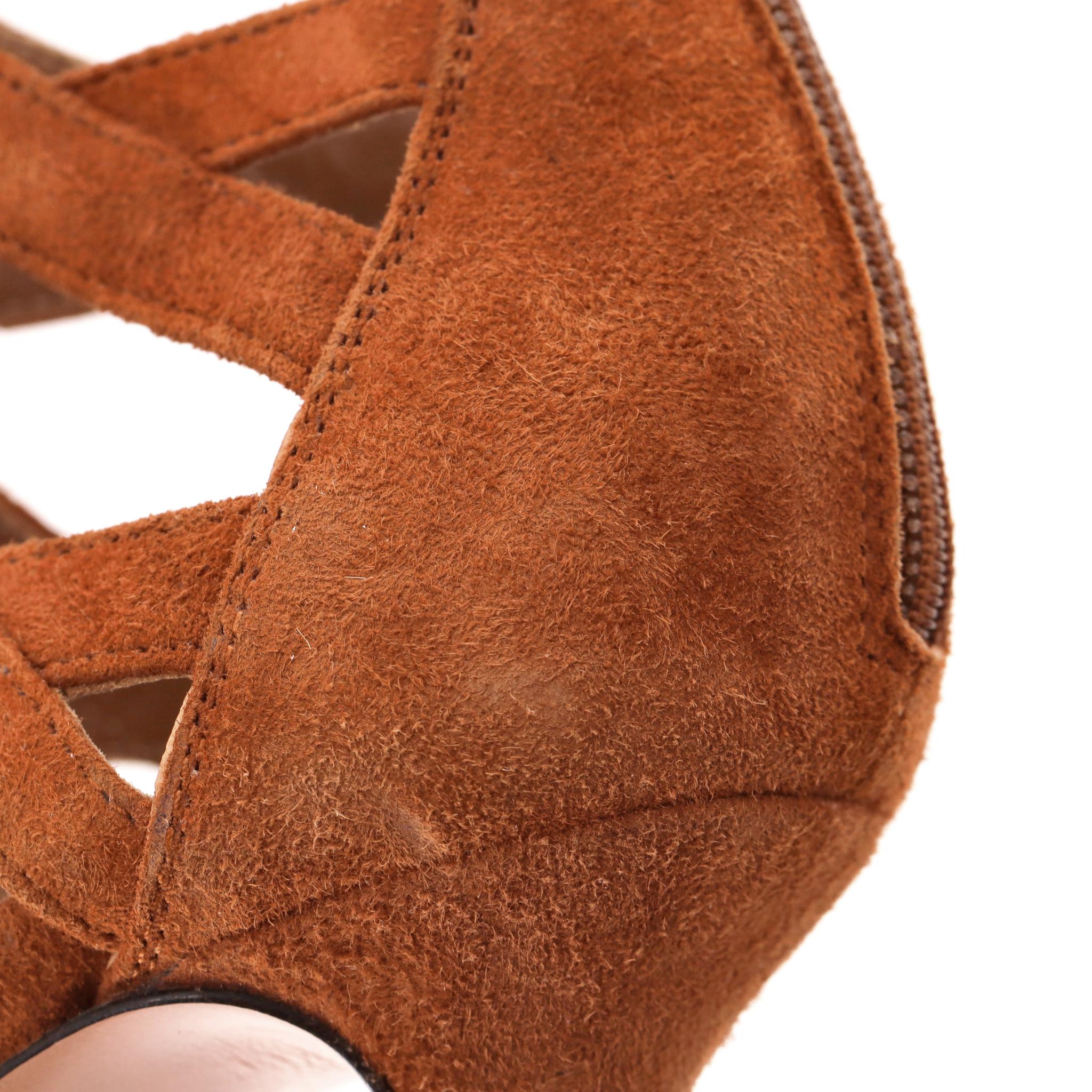 Aquazzura - Belgravia - Escarpins en daim à lacets en vente 3