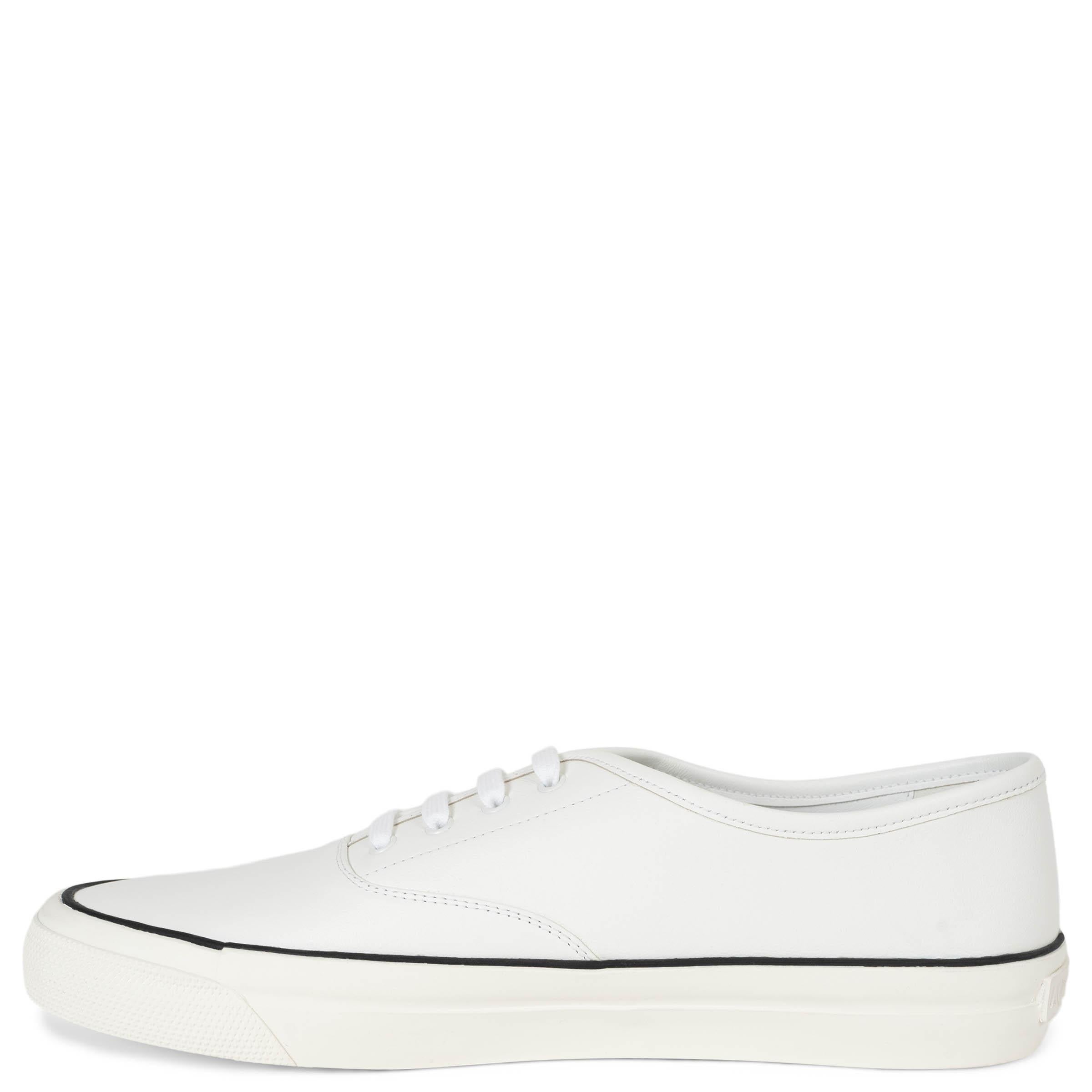 Gris AQUAZZURA cuir blanc MINIMALIST Chaussures de sport 38 en vente