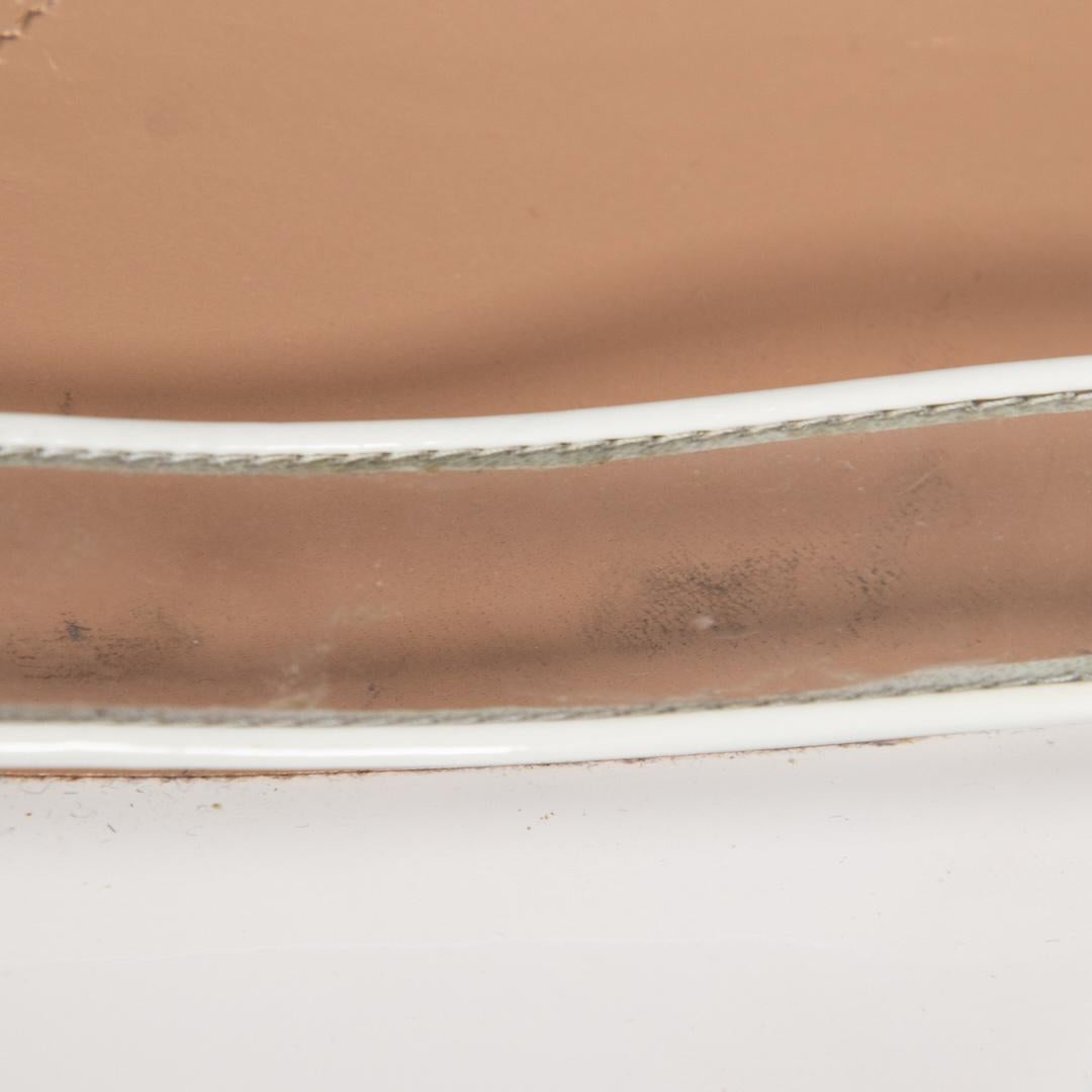 Aquazzura - Sandales à bout ouvert, blanches, taille IT 37 en vente 1