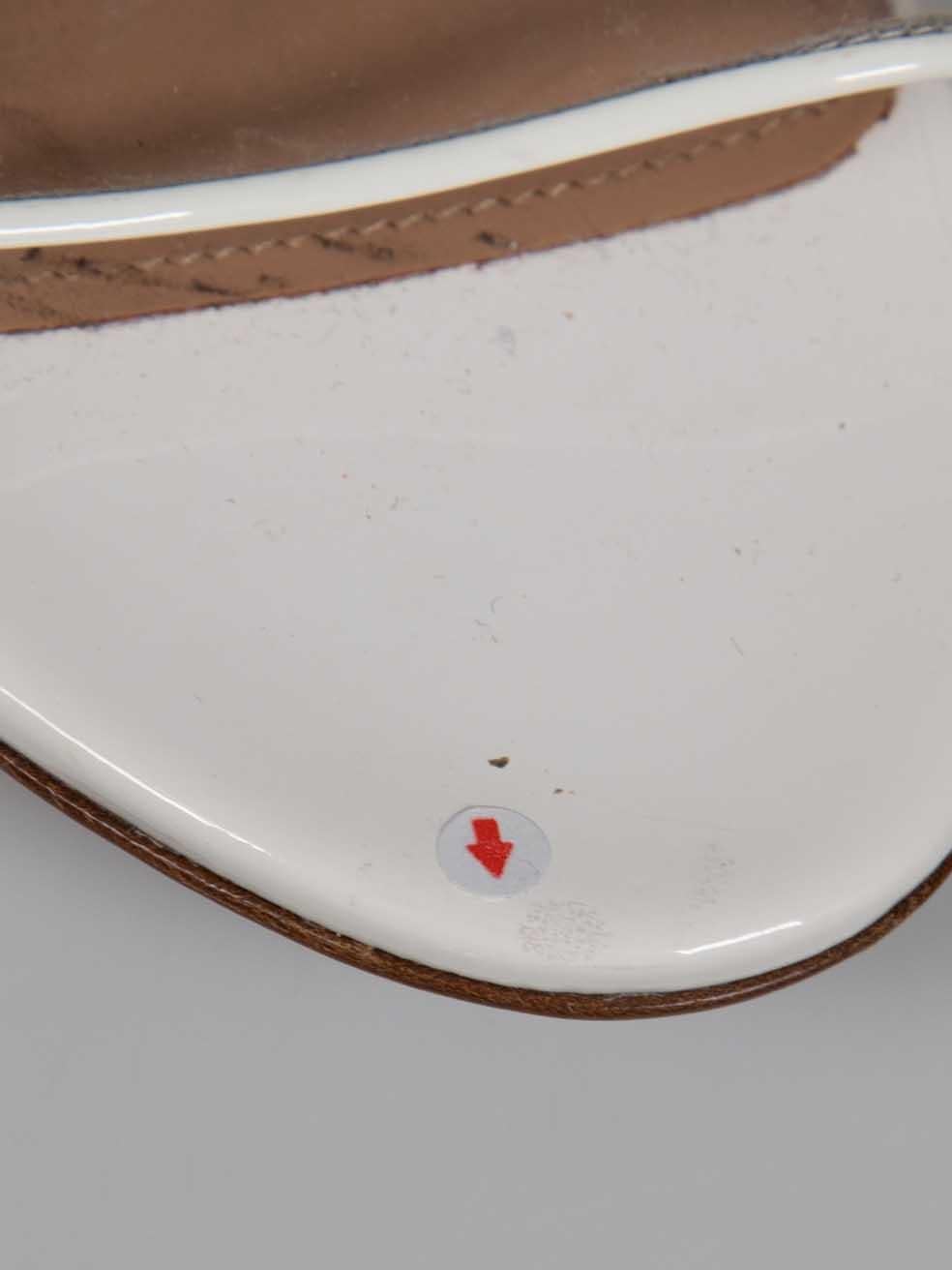 Aquazzura - Sandales à bout ouvert, blanches, taille IT 37 en vente 4