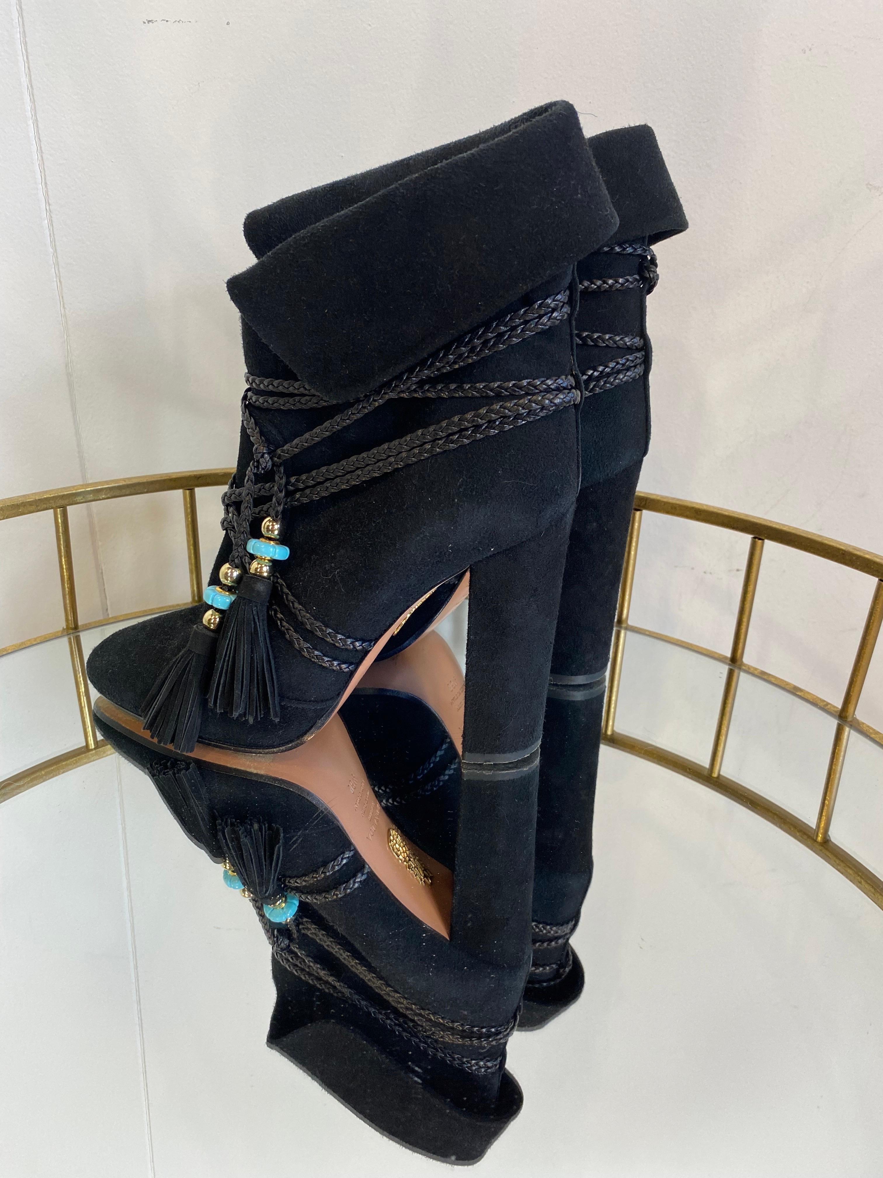 Noir Bottines Aquazzurra